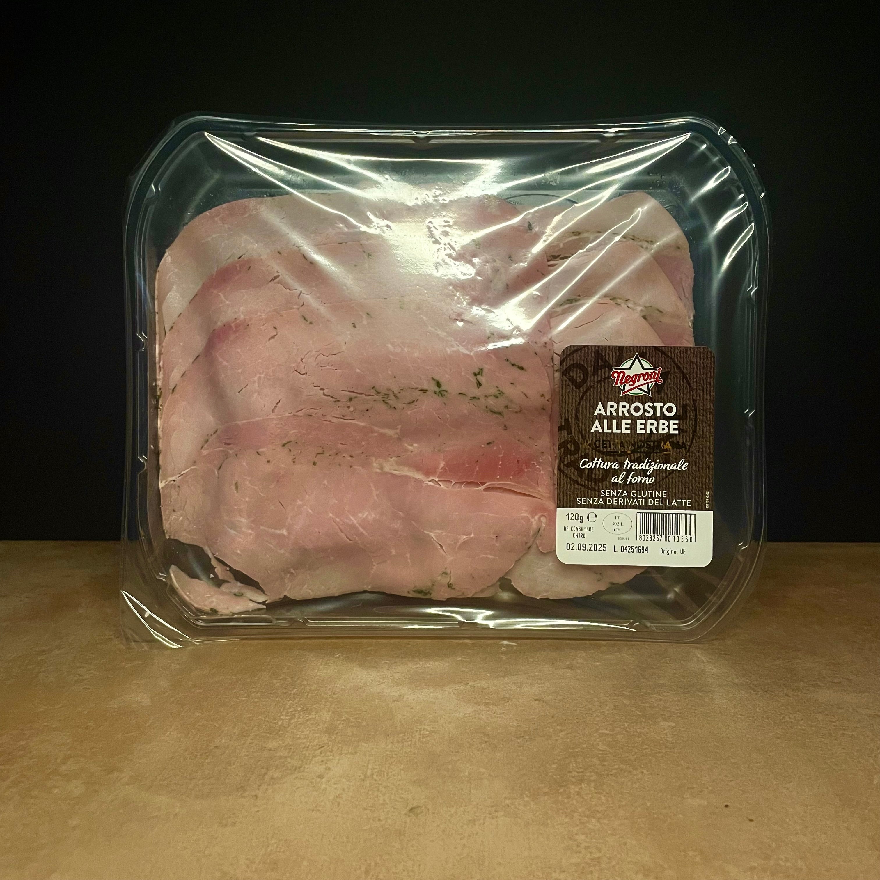 Roast Ham with Herbs 120g(Arrosto Alle Erbe) Olives&Oils(O&O)